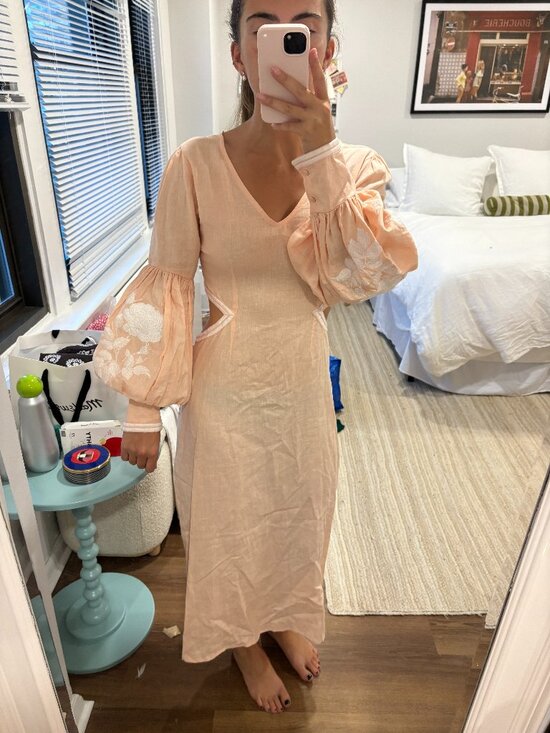 Fanm Mon Dresses & Skirts - Fanm Mon Long Sleeve Cutout Dress